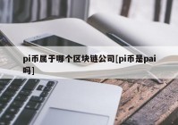 pi币属于哪个区块链公司[pi币是pai吗]